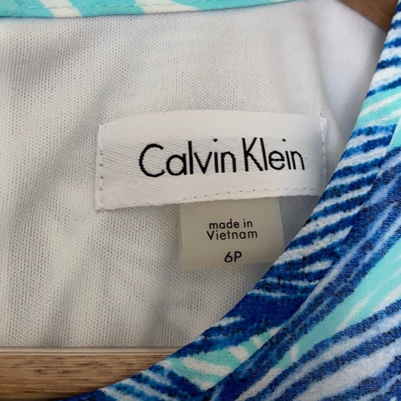 NWOTs Calvin Klein Tropical Summer Dress - Picture 4 of 4